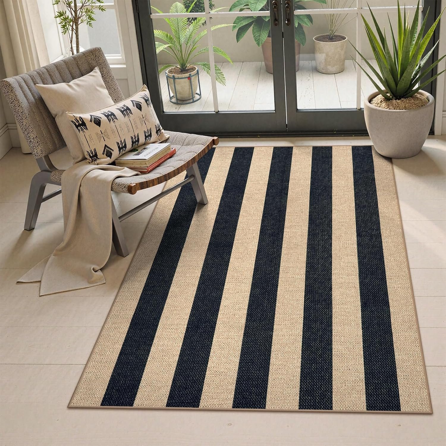 Premium Distressed Vintage Area Rug Detail 2