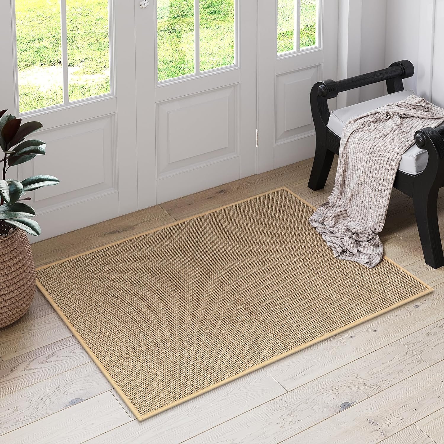 Boho Chic Moroccan Trellis Bedroom Carpet